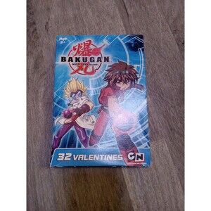 New BAKUGAN Battle Brawlers Valentines Day Cards